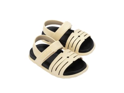 MINI MELISSA KAITEKI SANDAL BB BEIGE/NEGRO3