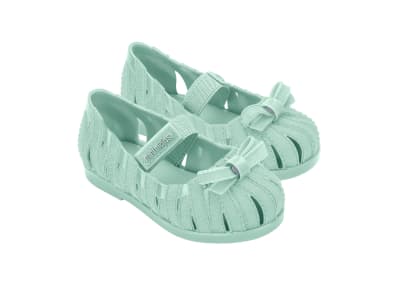 MINI MELISSA M LOVER BALLERINA BB VERDE GLITTER TALLA ÚNICA 7 US