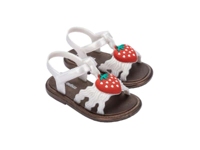 MINI MELISSA HIP SANDAL BB BRONCE/PERLA BLANCA1