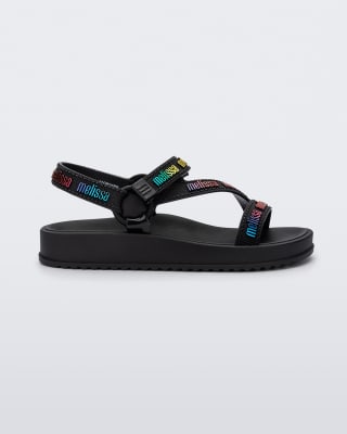 MINI MELISSA STRIPES M LOVER INF NEGRO1
