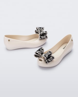 MELISSA ULTRAGIRL CLASSIC BOW AD BEIGE/NEGRO2