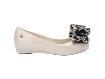 MINI MELISSA ULTRAGIRL CLASSIC BOW INF BEIGE/NEGRO1