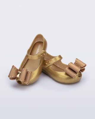 MINI MELISSA ULTRAGIRL CLASSIC BOW BB BEIGE PERLADO TALLA ÚNICA 10 US1