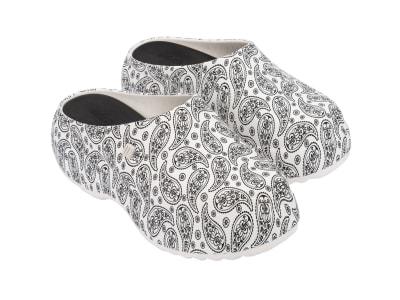 MELISSA FREE CLOG PRINTED PLATFORM AD BLANCO/NEGRO TALLA 6 USA1