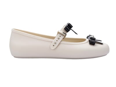 MELISSA SOFT BALLERINA BOW AD BEIGE/NEGRO1