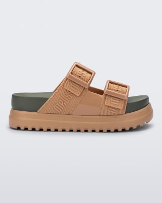 MELISSA COZY M LOVER PLATFORM AD BEIGE/VERDE1