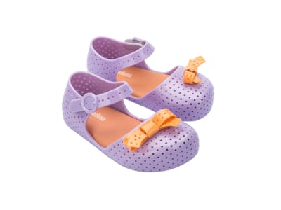 MINI MELISSA FURADINHA POP BB LILA/NARANJA