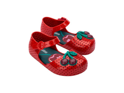 MINI MELISSA FURADINHA POP BB ROJO/VERDE1