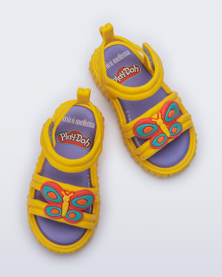 MINI MELISSA CREATE + PLAY DOH BB AMARILLO/MORADO