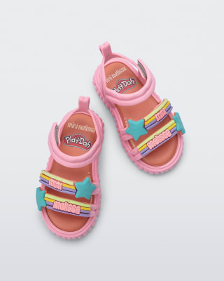 MINI MELISSA CREATE + PLAY DOH BB ROSA/NARANJA