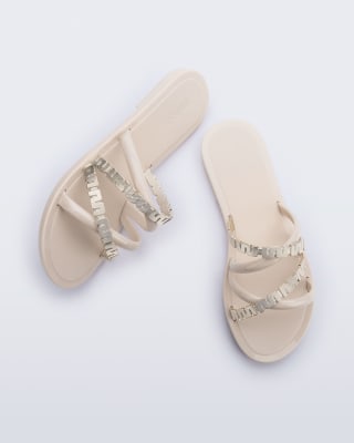 MELISSA GOLDEN AD BEIGE/ORO TALLA ÚNICA 9 US2