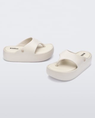 MELISSA FREE PLATFORM THONG AD BEIGE1