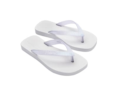 MINI MELISSA SUN LONG BEACH II INF BLANCO/VIDRIO GLITTER