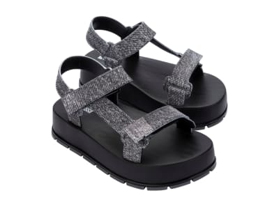 MELISSA FLOWING PLATFORM DENIM AD JEANS NEGRO3