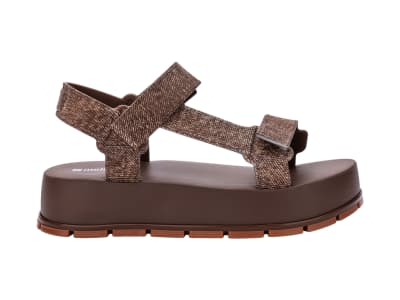 MELISSA FLOWING PLATFORM DENIM AD JEANS MARRONES TALLA ÚNICA 8 US1