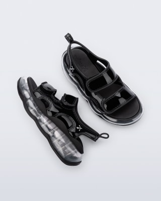 MELISSA X ICON SANDAL AD NEGRO/VIDRIO1