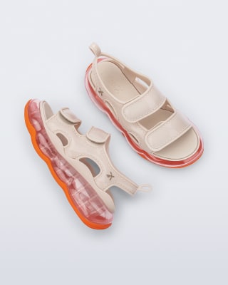 MELISSA X ICON SANDAL AD BEIGE/NARANJA1