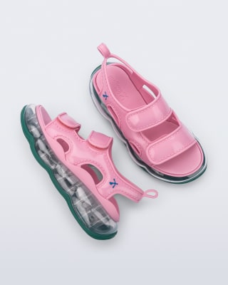 MELISSA X ICON SANDAL AD ROSA/VERDE1