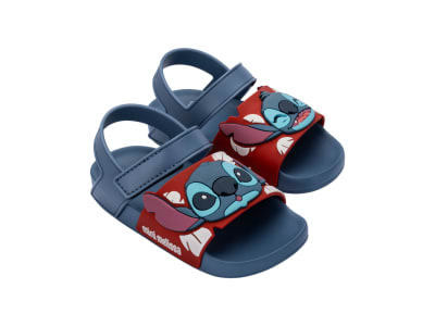 MINI MELISSA FLOWING SANDAL  + STITCH BB AZUL/ROJO1