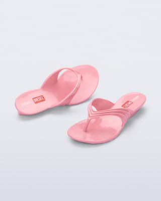 MELISSA FLIP FLOP + DIESEL AD ROSA