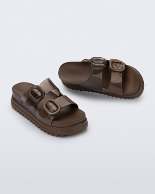 MELISSA COZY PLATFORM AD MARRON CLARO/MARRON1