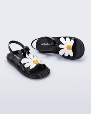 MINI MELISSA HIP BLOOMY INF NEGRO/BLANCO1