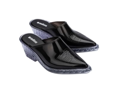 MELISSA TEXAS MULE AD NEGRO/VIDRIO