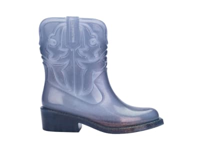 MINI MELISSA TEXAS BOOT INF AZUL GLITTER1