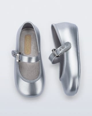 MINI MELISSA SOFT BALLERINA BB PLATA1
