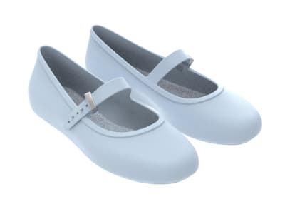MINI MELISSA SOFT BALLERINA INF AZUL1