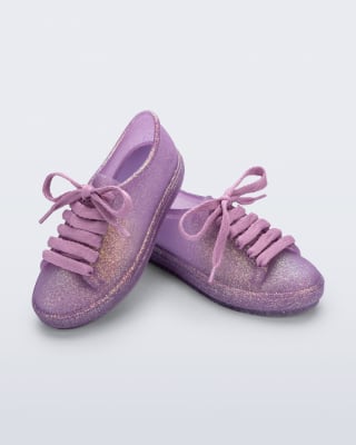 MINI MELISSA HIP SNEAKER INF LILA GLITTER1
