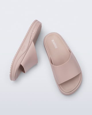 MELISSA BEACH SLIDE BOLD AD ROSA CLARO