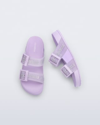MINI MELISSA COZY SLIDE M LOVER INF LILA/PLATA1