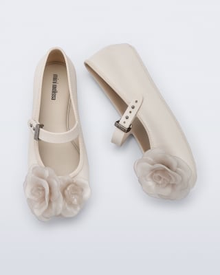 MINI MELISSA SOFT BALLERINA PETALS INF BEIGE