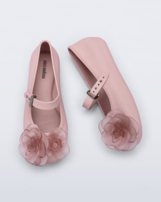 MINI MELISSA SOFT BALLERINA PETALS INF ROSA