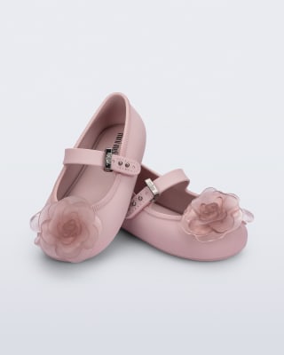 MINI MELISSA SOFT BALLERINA PETALS BB ROSA1