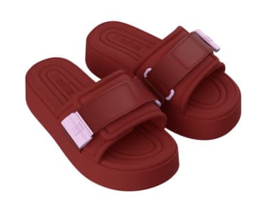 MELISSA FREE MUSE PLATFORM AD ROJO/LILA1