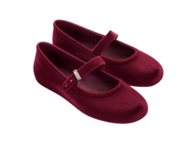 MELISSA SOFT BALLERINA VELVET II AD ROJO FLOCADO TALLA ÚNICA 5US3