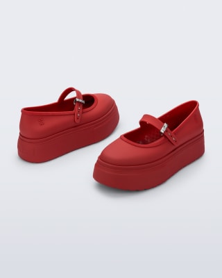 MELISSA SOFT BALLERINA PLATFORM AD ROJO ÚNICA TALLA 6 US1
