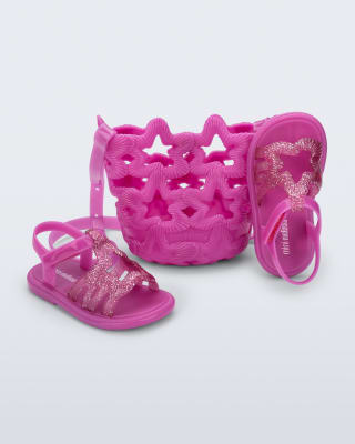 MINI MELISSA LUMINOUS BB LILA/GLITTER