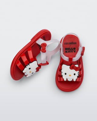 MINI MELISSA HIP + HELLO KITTY BB ROJO/BLANCO