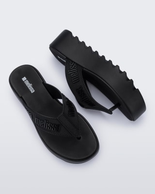 MELISSA M LOVER THONG PLATFORM AD NEGRO1