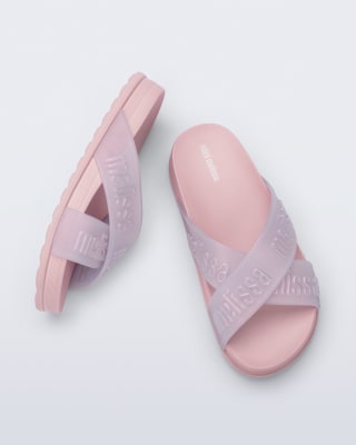 MINI MELISSA COZY SLIDE M LOVER II INF ROSA/NACARADO1