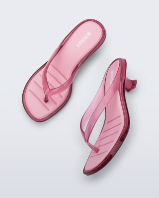 MELISSA THONG KITTEN HEEL AD ROSA1