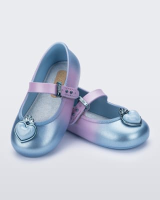 MINI MELISSA SOFT BALLERINA PRINCESS BB AZUL METALIZADO2