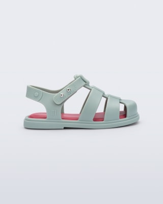 MINI MELISSA CITY SANDAL BB VERDE/ROSA1