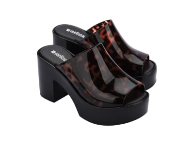 MELISSA MULE HYPE II AD NEGRO/TORTUGA1