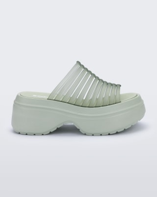 MELISSA POP PLATFORM AD VERDE/VERDE TRANSPARENTE1