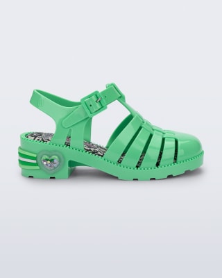 MINI MELISSA POSSESSION HEEL + POWERPUFF GIRLS INF VERDE