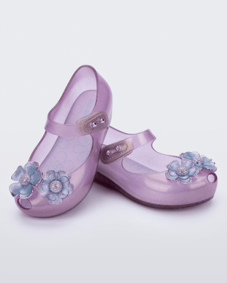 MINI MELISSA ULTRAGIRL FLOWER CHROME BB ROSA PERLA/LILA4
